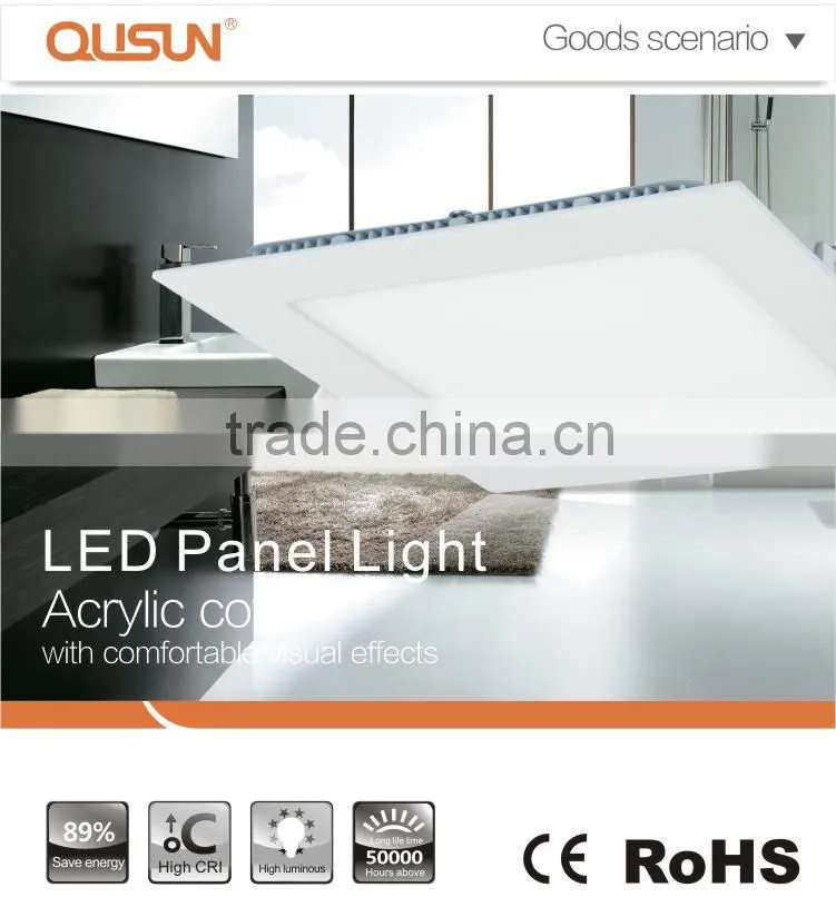 Hotsale 3W/6W/9W/12W/15W/18W/24W Square led ceiling panel light