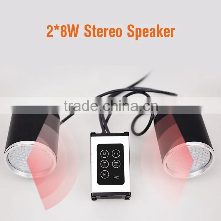 High Quality 16 Watt Mini Wired Handlebar Portable Bluetooth Bike Speaker Waterproof