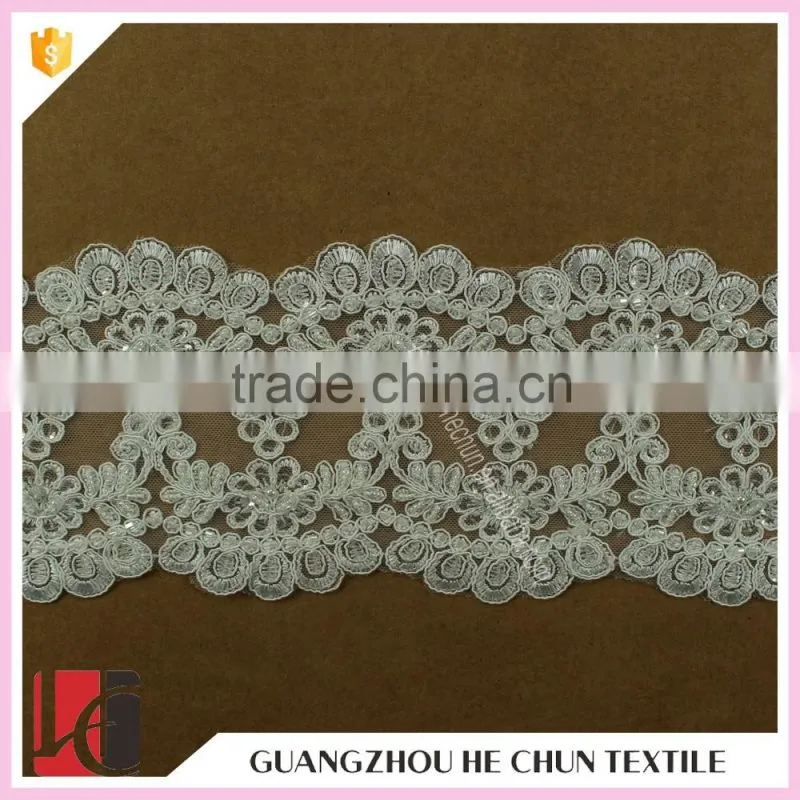 HC-2220-1 Hechun Sewing Sewing Beads Narrow Lace Bridal Trim