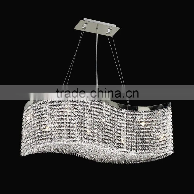 Modern Luxury Restaurant K9 Crystal Large Chandelier