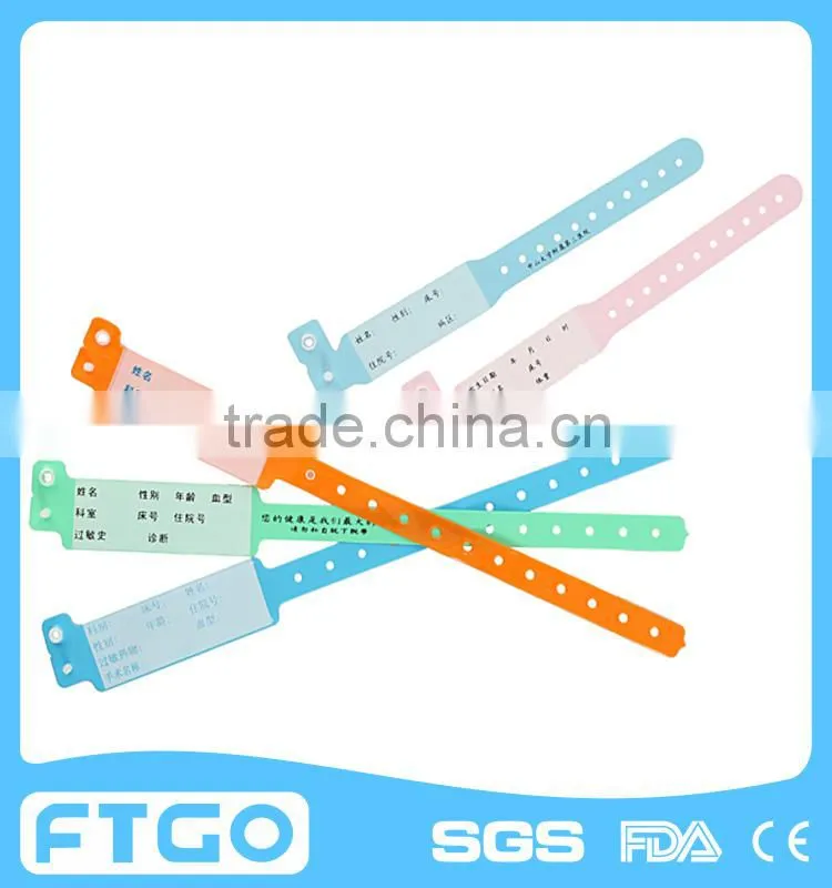 write on custom patient id wristband