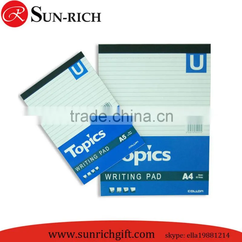 Custom Logo A4 Company letter pad notepad with cover