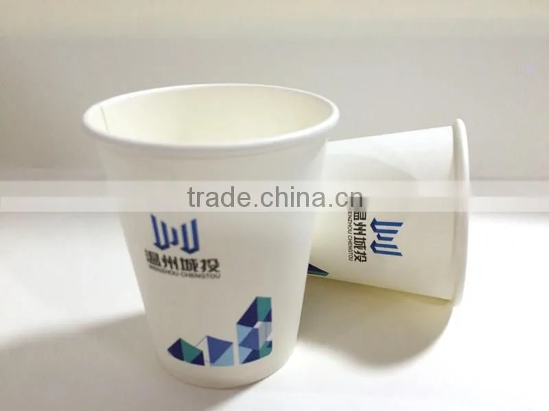 disposable paper cup Single PE for hot drink cheap papaer cup