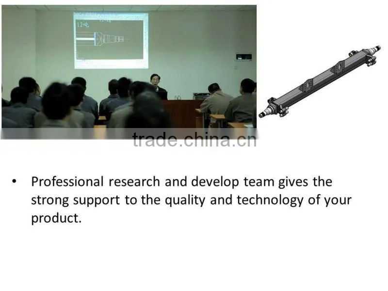 32T heavy duty spoke bogie for widely used mid-east market
