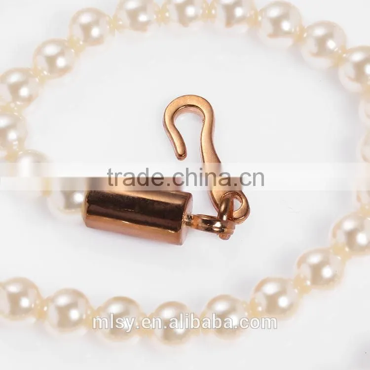 Charm pearl decorative gold metal chain for handbag