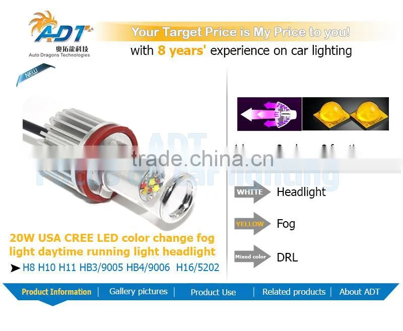 Auto Car fog light fog lamp daylight