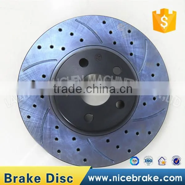 Auto Spare Parts Of China brake discs ,Drilled and Slotted with Dacromet