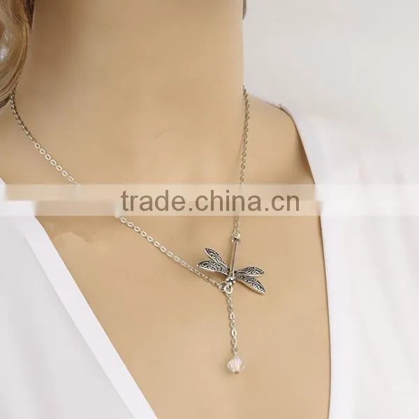 thin butterfly shaped cheap necklaces, butterfly chains necklace