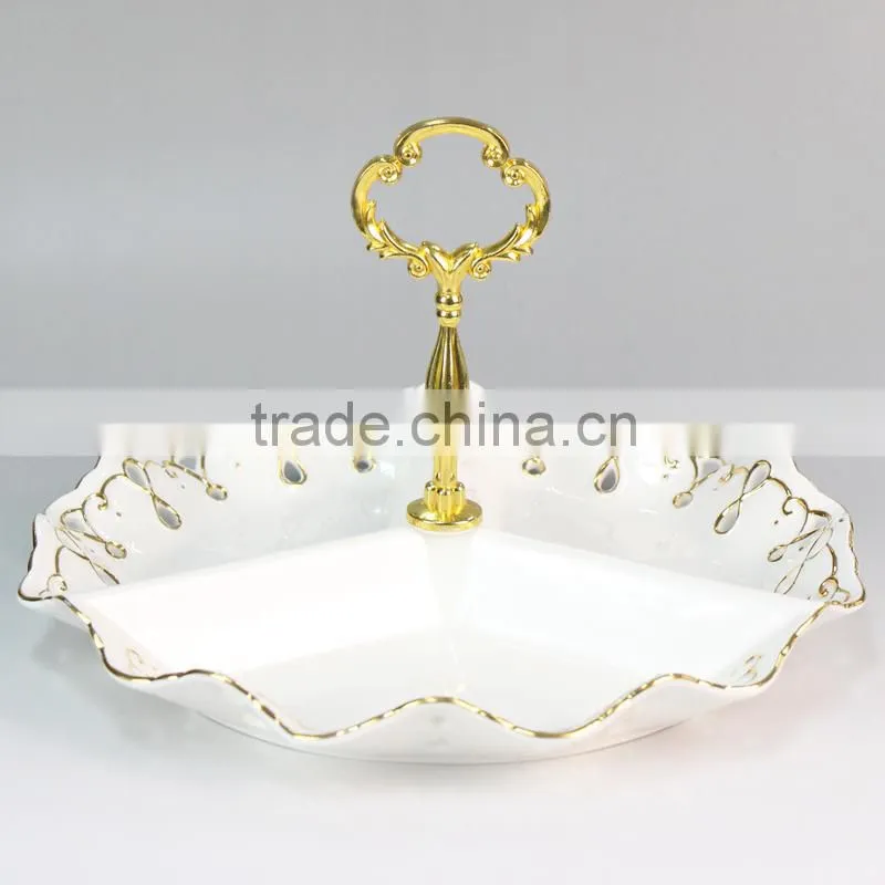 Factory direct dinner plate, ceramic plate, 12" ceramic pizza plate