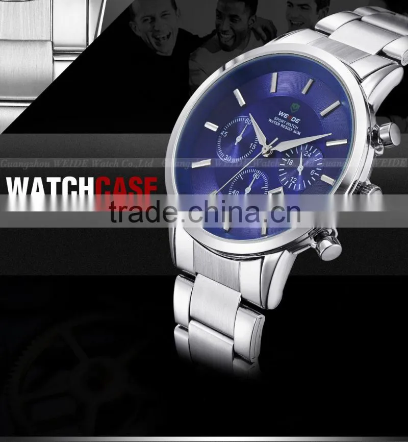 WEIDE 2015 Alibaba Website 3 colors Waterproof Luxurt Watch Cheap Watches Online