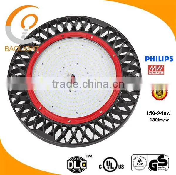industrial pendant light 100W 150W 200W 240W ufo led high bay light 5 years warranty
