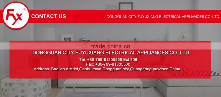 High quality 12" box fan/With timer/Made in China Donguan
