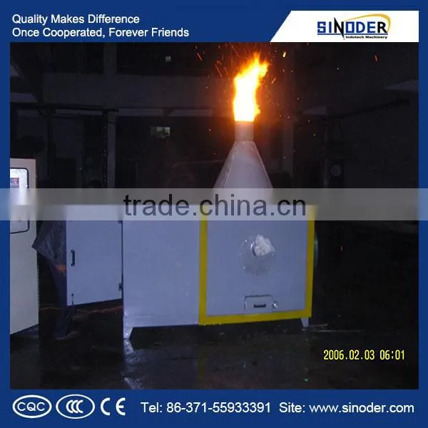Biomass pellet fired burner for rotary dryer