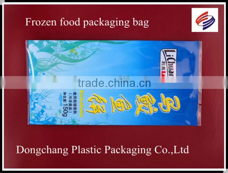 plastic vacuum frozen fish bag frozen food packaging bag