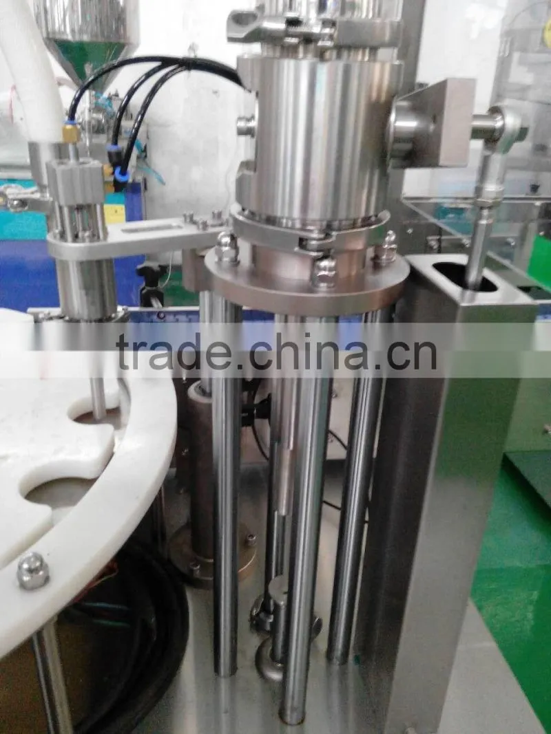 ZHG-50 Automatic facial cream ce certificate filling and capping machine