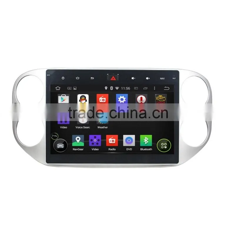 10.1 HD Android 5.1 car multimedia system in dash for volkswagen tiguan navigation radio 2013-2015