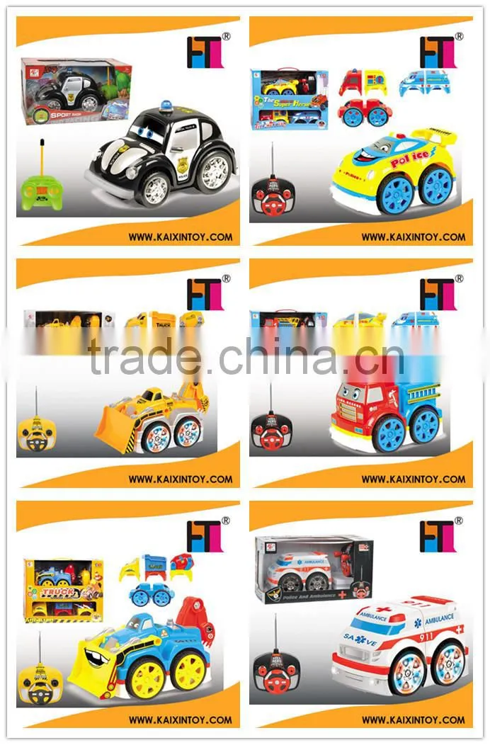 4CH full function light music toys cartoon rc car radio control toys