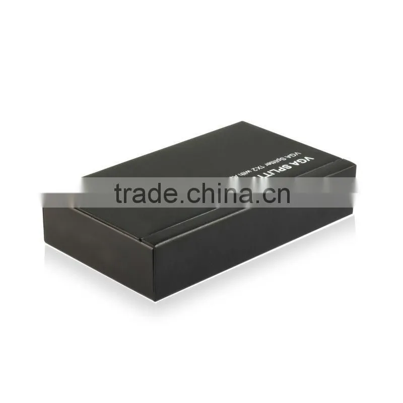 1X2 VGA Splitter with Audio Support Highest Video Amplifier Bandwith to 500MHZ