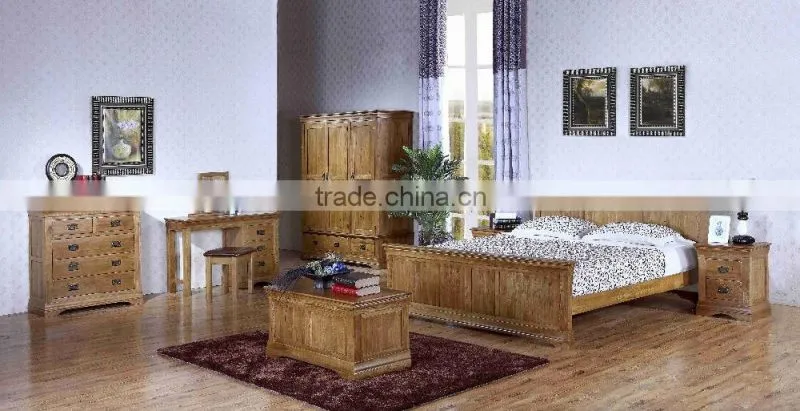 Rustic Range Bedroom Furniture of Solid Oak 2 doors wardrobes