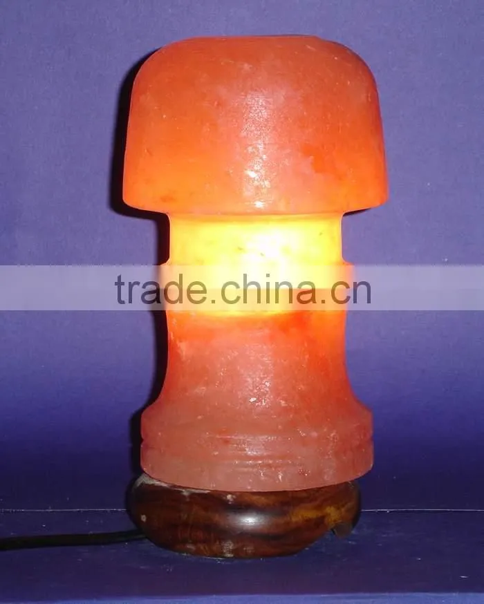 Unique Design Carved Mushroom Himalayan Rock Salt Lamp