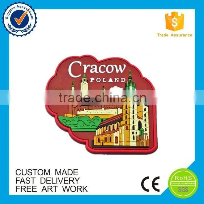Manufaturer Business Gifts cartoon 3d pvc fridge magnet