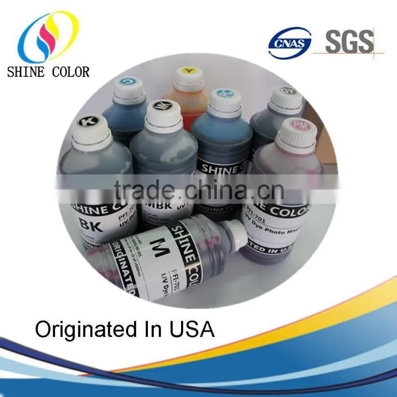 Bulk Buy 8 Color PFI701 PFI 701 bulk bottle UV ink for Canon IPF8000s 9000s