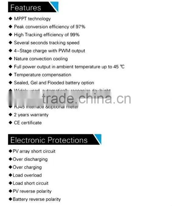 Tracer1206 MPPT 10A 12V/24V Solar controller