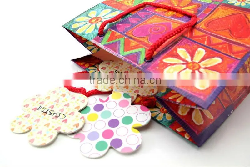 2015 New Design Recyclable Shopping Paper Bag, Gift Paper Bag