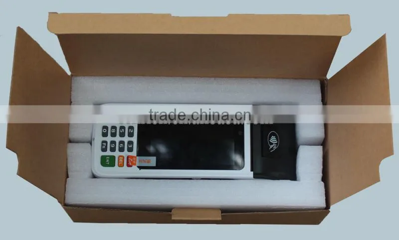 Android POS Terminal Built-in Thermal Printer with Touch Screen,Printer,MSR,RFID,GPRS