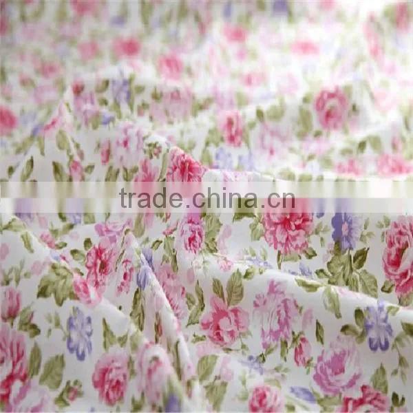 cotton poplin printed fabric polyester cotton spandex fabric