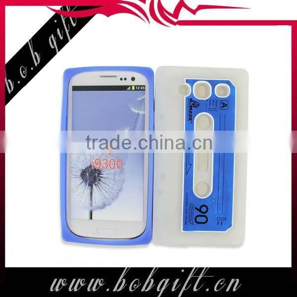 Promotional cassette keyboard case for samsung galaxy s3 i9300