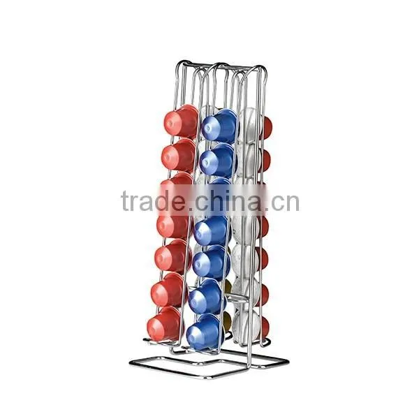 Icegreen Kitchen Use 20 Pod Chrome Wire Coffee Pod Holder