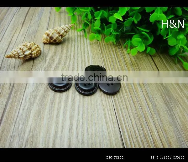 leather coat buttons