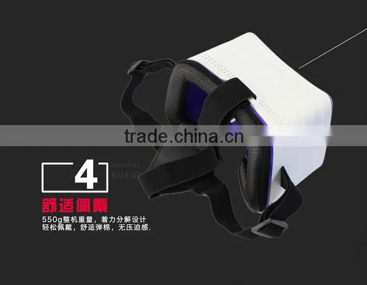 5inch 1280*780 Android 4.4 Quad core all in one VR 3D Glasses headset