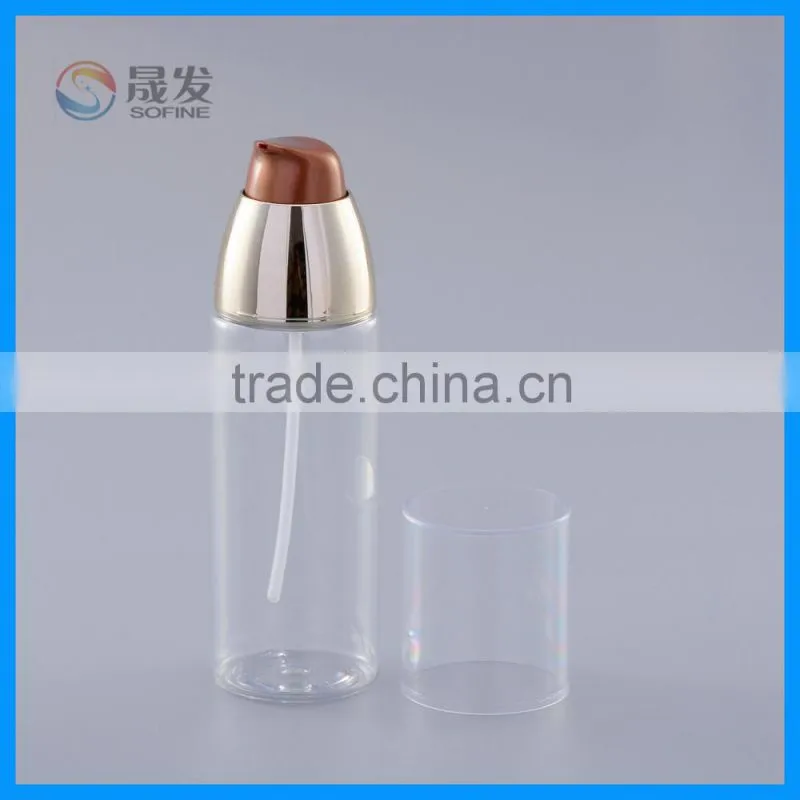 PET round body lotion bottle