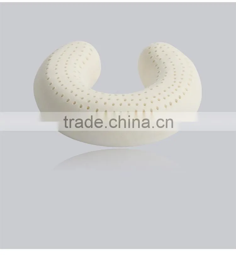 XD-KO006 70D latex foam pillow/travel neck pillow/hoodie pillow with size 28*28*12