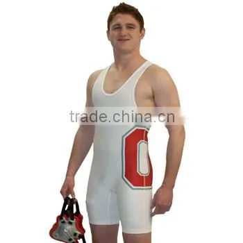 Promotional full sublimation youth wrestling singlet
