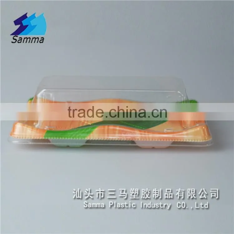 KW-0009ZMJ-YGN Factory wholesale take away sushi box