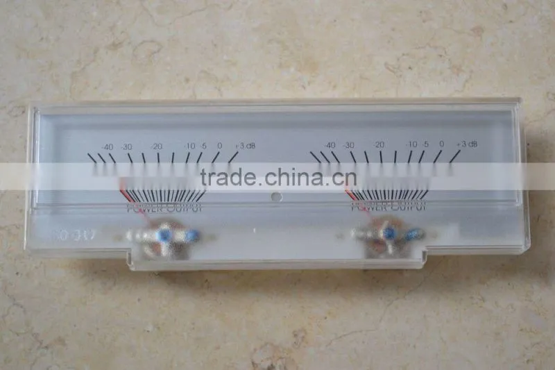 No Lamp VU Meter SD-317 Panel 2 500uA 650 156x52.5mm