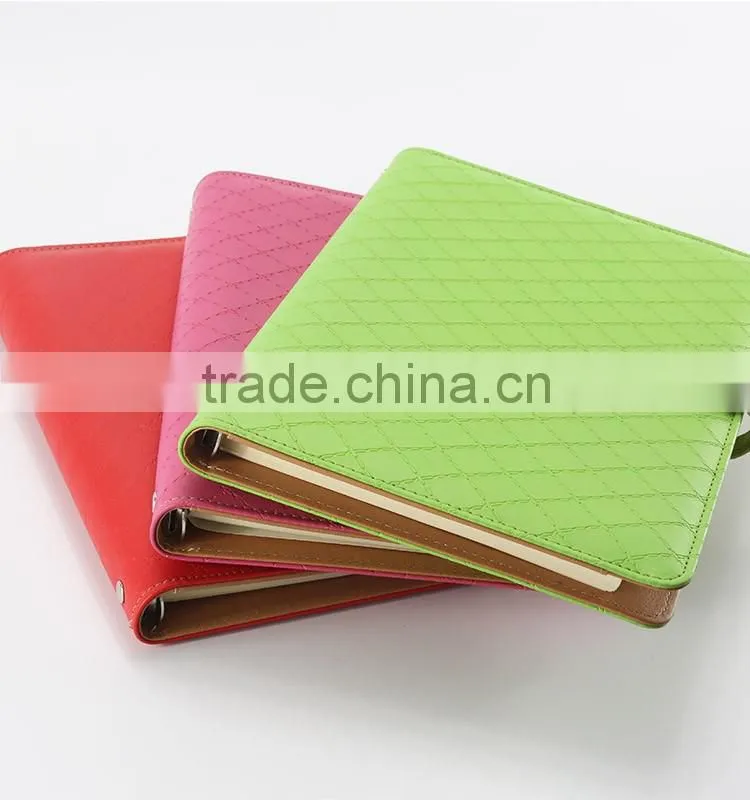 Plaro Business Leather Notebook leather portfolio custom logo