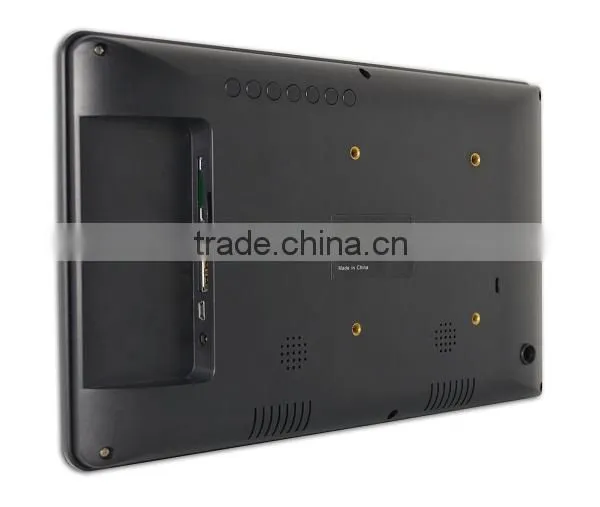 10 inch multi push button lcd digital pop displays with open frame case
