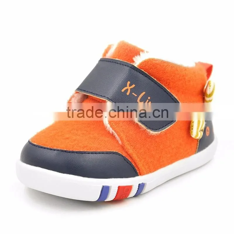 2016 winter top sales cute baby warm shoes kids shoes baby soft shoes