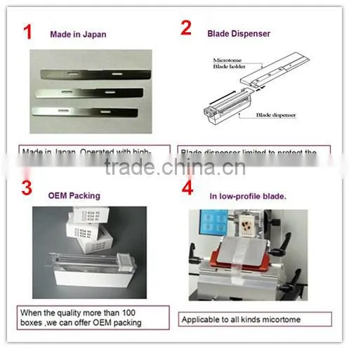 Durability disposable feather microtome blades