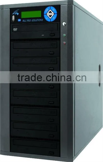 CD DVD Duplicator, Automated Standalone, 9 Drives, 900 Disc Capacity, 500GB HDD, PC-Link Software