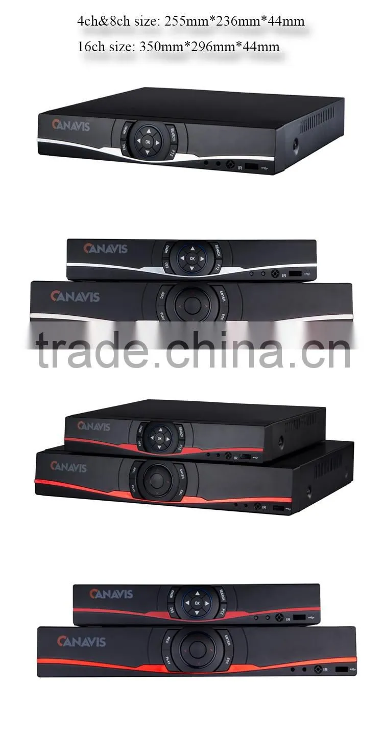 8ch 1080N real-time playback three in one dvr home security cctv system digital video recorder support 2Megapixel