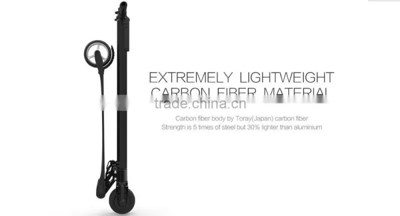 2016 The World's Lightest two wheels Carbon Fiber Foldable Electric Scooter bike