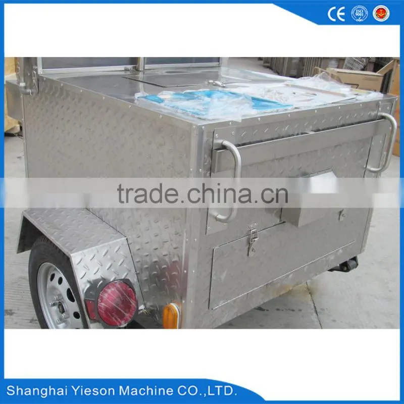 stainless steel hot dog vending carts for sale