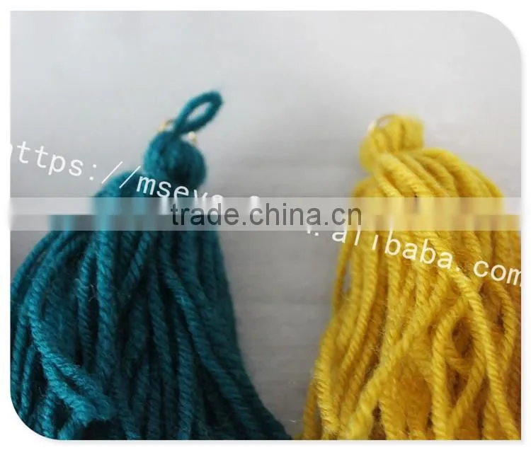 Good price customized size colors cotton fringe curtain wholesale