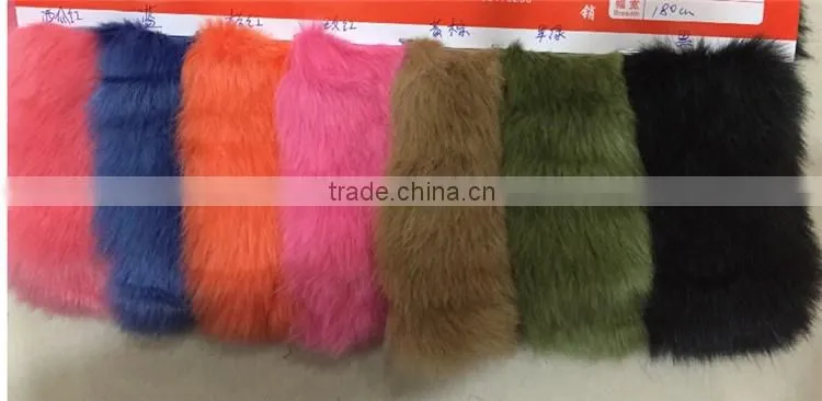 Top quality new fashion knit fur scarf factory