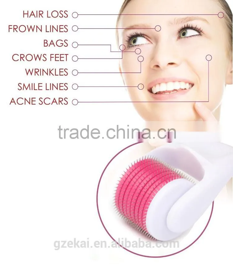 skin care derma roller, 540 dermaroller for acne scar, hair loss treatment